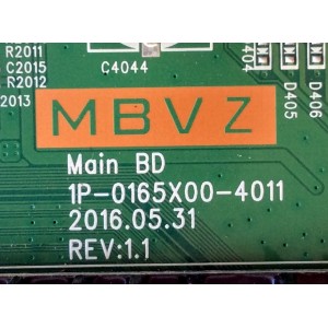 MAIN PARA TV VIZIO / NUMERO DE PARTE 0170CAR0DE00 440A / 0170CAR0DE00 / Y8387440S / 1P-0165X00-4011 / PARTE COMPATIBLE 0170CAR0DE00 440B / SKU 11825 / PARTES SUSTITUTAS Y8387938S / Y8387626S / PANEL S700DUA-2 / MODELOS E70-E3 LFTRVRDS / E70-E3 LFTRVRAS